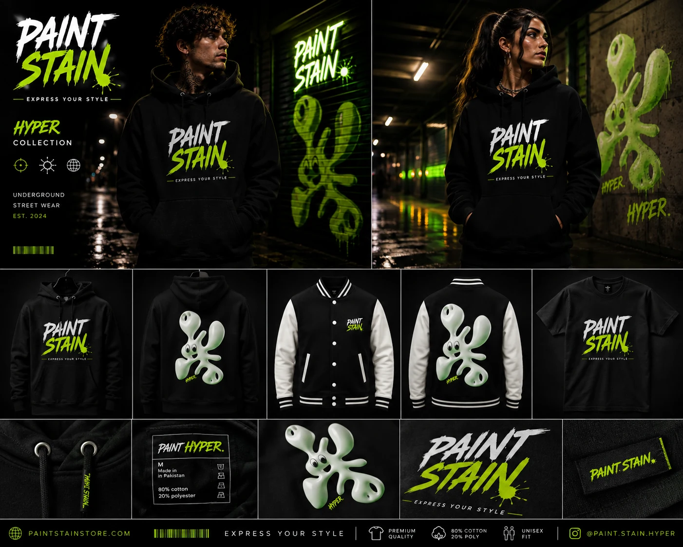 Campaña underground de Paint Stain para DROP 001